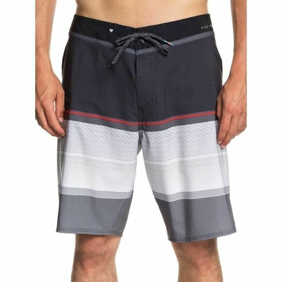 Quiksilver Men's Black Highline Slab 20" Swimtrunk Size 32X20 NGB - Picture 1 of 5